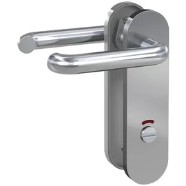 BASI Kurzschild-Drücker-Garnitur Edelstahl 7304-0328