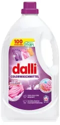 dalli Colorwaschmittel, Flüssigwaschmittel 504206 , 4,5 Liter - Flasche, 100 Waschladungen