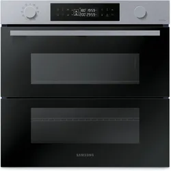 SAMSUNG Einbaubackofen "NV7B4550VAS/U1", A+ (A+++-D), schwarz, B:59,5cm, Backöfen, Dual Cook Flex