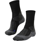 Falke TK1 Cool Damen Wandersocken Adventure Funktionsgarn, 1 Paar, Schwarz (Black-Mix 3010), 37-38