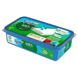 Swiffer WET+ Antibacterial Feuchte Bodentücher Mikrofaser, 20 Tücher