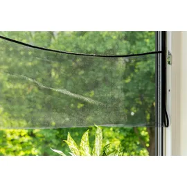 Schellenberg Fliegengitter-Gewebe aufrollbar 130 x 150 cm Grau
