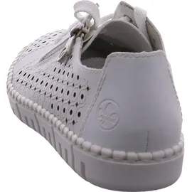 Rieker Komfort Schnürschuhe in Weiß 36