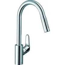 Hansgrohe Focus M41 Einhebel-Küchenmischer 240 Schwarz