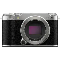 FUJIFILM X-M5 Gehäuse Silber Spiegellose Systemkamera, 7,6 cm Display Touchscreen