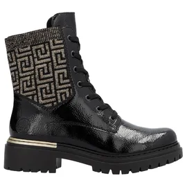 Rieker Schnürstiefel in Schwarz | Gr.: 39