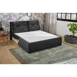 Jockenhöfer Schlafcouch Polyester 2-Sitzer Grau