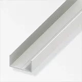 Alfer Rechteck-U-Profil 15,5 x 27,5 x 2500 mm weiß Kunststoff
