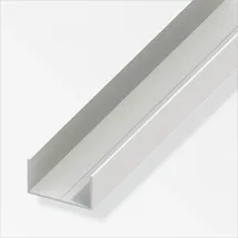 Alfer Rechteck-U-Profil 15,5 x 27,5 x 2500 mm weiß Kunststoff