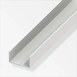 Alfer Rechteck-U-Profil 15,5 x 27,5 x 2500 mm weiß Kunststoff
