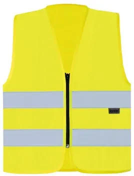 Warnweste mit Reißverschluss „Cologne“, warn-gelb, Größe XXL - warngelb - XXL