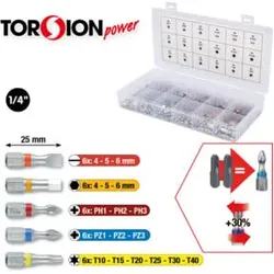 KS Tools TORSIONpower Bit-Sortiment, 108-tlg