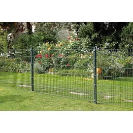 GAH Alberts Doppelstabmatten Set 4 Matten 1,23 x 10 m grün 644338