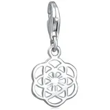 Nenalina Charm 925 Sterling Silber Blume, Ornament in Silber | Gr.: onesize