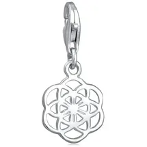 Nenalina Charm 925 Sterling Silber Blume, Ornament in Silber | Gr.: onesize