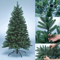 Xenotec PE-BO150 Künstlicher Weihnachtsbaum Tanne Grün