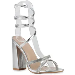 Damen High Heels in Silber