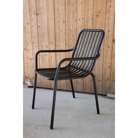 venture home Peking Gartenstuhl 2er Set 0 x 0 x 0 cm schwarz