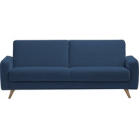 exxpo - sofa fashion 3-Sitzer »Samso«, Inklusive Bettfunktion und Bettkasten, blau