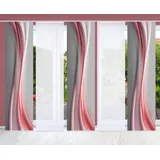 home in green Schiebevorhang ¦ rot ¦ Synthetik ¦ Maße (cm): B: 60 H: 245