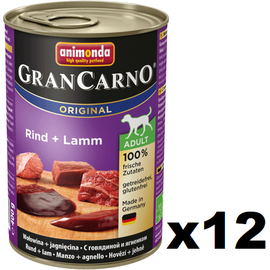 Animonda Dog GranCarno Adult Rind und Lamm 12x400g (Rabatt für Stammkunden 3%)