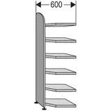 Kerkmann Eckregal Dante weiß 60,0 x 32,5 - 60,0 x 225,0 cm