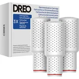 DREO Entmineralisierungskartusche 3er-Pack für Luftbefeuchter, kompatibel mit Dreo Luftbefeuchtern HM311/311S/306/524, verhindert Mineralablagerungen, filtert hartes Wasser, beseitigt weißen Staub