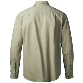 MCS Langarmhemd "MCS shirt MCGrand Prairie", Herren, Gr. XL, Normalgrößen, laurel oak, Obermaterial: 55% Leinen, 45% Baumwolle, Hemden