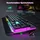 TeckNet RGB Gaming Tastatur DE