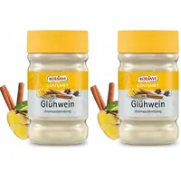 Kotanyi Gewürz Glühwein Aromazubereitung - Auch für heißen Tee, Grog & Punsch - Mit Ingwerpulver, Nelken, Zimt & Zucker - Zum Aromatisieren von Kompott und Strudel - Großpackung (Packung mit 2)
