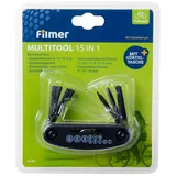 Frei Multitool-Werkzeug 15-teilig mit Gürteltasche Schwarz