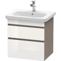 Duravit Waschtischunterschrank DuraStyle 58x44,8cm, we. hg/b ma, 2 SchKa.,