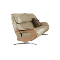 himolla Ledersofa ¦ beige ¦ Maße (cm): B: 187 H: 106 T: 92