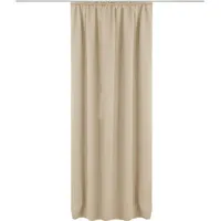 JEMIDI Vorhang blickdicht 140x245cm - Gardine mit Kräuselband Universalband
