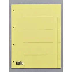 dots Ordnerregister Vollformat blanko DIN A4