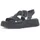 Gabor Damen Pantoletten, Frauen Slipper,Best Fitting,Sommerschuhe,sommerclogs,Hauschuhe,Plateau-Sohle,Schlupfschuhe,schwarz (Uni),41 EU 7.5 UK - 41 EU