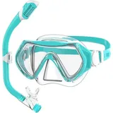 Taucherbrille Schwimmbrille Schnorchelmaske Kinder 180° Panorama HD