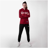 Outfitter Trainingsanzug Ocean Fabrics Jogginganzug Damen rot|schwarz M