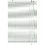 GARDINIA Alu-Jalousie ohne Bohren, Aluminium-Lamellen 25mm (60x130cm) weiß