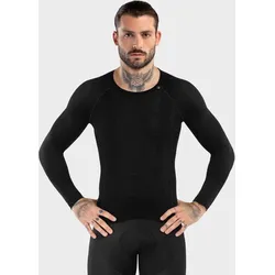 Herren Radsport fahrradbaselayer aus wolle für SRX Typhoon SIROKO Schwarz 2XS