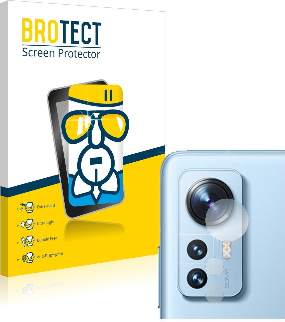 BROTECT AirGlass Panzerglasfolie (1 Stück, Xiaomi 12), Smartphone Schutzfolie