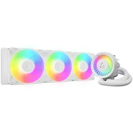 Arctic Liquid Freezer III Pro 360 A-RGB (White) - Multikompatibler All-in-One CPU-Wasserkühler mit A-RGB