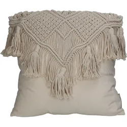 Kissen MACRAME - beige