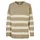 URBAN CLASSICS Striped Knit Pullover Wet Sand / Sand S