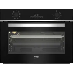 BEKO Einbaubackofen "BBCM13300X", A (A+++-D), schwarz, B:59,4cm H:45,5cm T:56,7cm, Backöfen