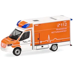 Mercedes-Benz Sprinter 18 Rettungswagen Feuerwehr Bochum Modell von herpa 1:87