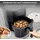 Klamer Heißluftfritteuse 5l XL, Heissluftfritteuse mit Sichtfenster & Schüttel-Erinnerung, Ölfreier 1500W Airfryer mit LED-Touchscreen, digitale... - Schwarz