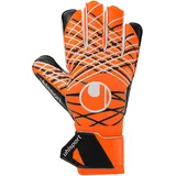 Uhlsport Soft Resist+ - Fußball Torwarthandschuhe für Kunsrasen und Hartplatz, Fluo orange/weiß/schwarz,