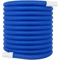 Relaxdays Poolschlauch 49,3 m blau/weiß