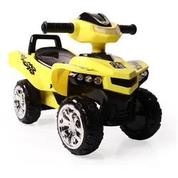 Rutscher, Kinderquad No Fear JY-Z05 mit Musikfunktion, ab 18 Monate bis 25 kg gelb